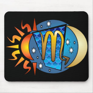 Escorpião abstrata Mousepad