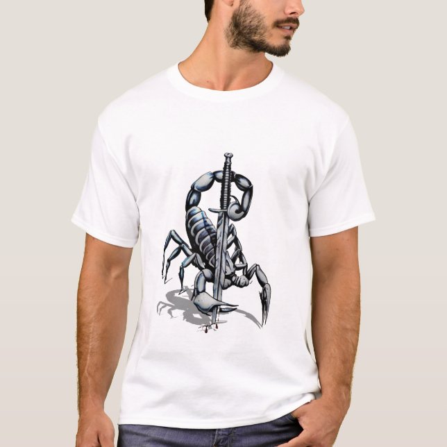 Escorpião, ilustração 3D T-Shirt (Frente)