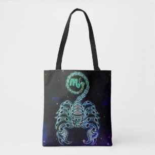 escorpião no saco de tote zodiac escorpião