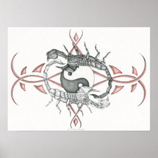 Escorpiões do Poster de Balanço