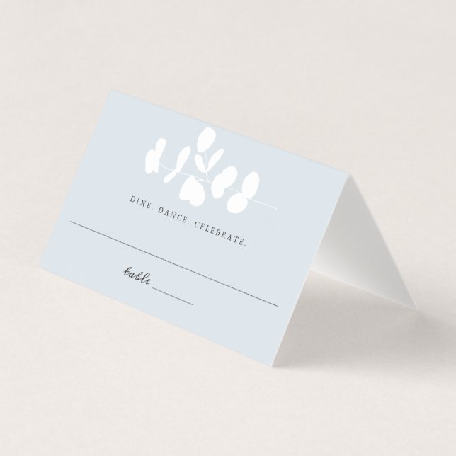 Escort de Casamento da Fileira Eucalyptus Silver M (Frente)