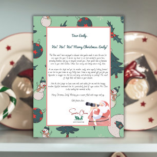 Escoteiro de papais noeis: Carta Personalizada do