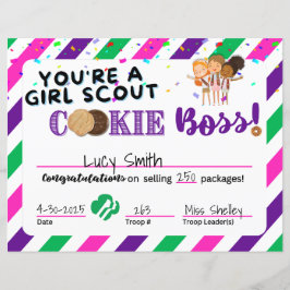 Escoteiro vendendo Prêmio do chefe