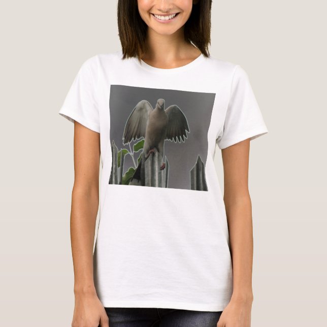 Escova Anjo Caída Damas T Camisa (Frente)