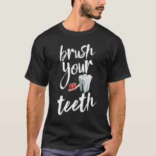 Escove os dentes Dentistas das Camisetas dentárias