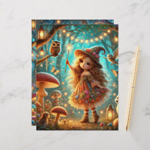 Escrapão de Floresta Mágica de Bruxa Branca