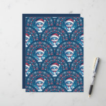 Escrapão em Escala de Mandala de Urso de Natal Kaw