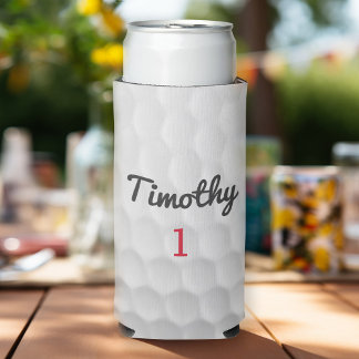 Escregos de Golf com o nome preto Número Vermelho