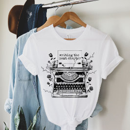 Escrevendo a próxima camisa do capítulo, Escritor