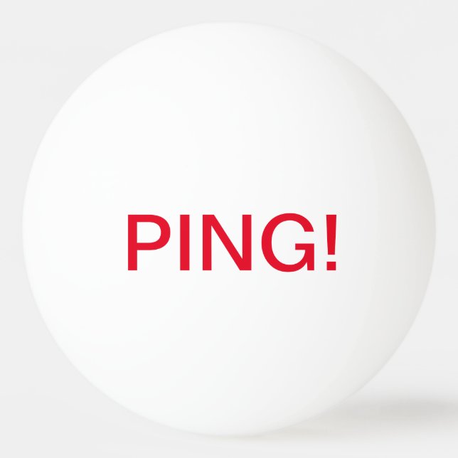 Escrevendo: PING! , PONG! ; Bola de Pong do sibilo (Frente)