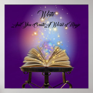 Escrever Poster de Arte Motivacional