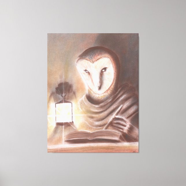 Escriba Stretched Canvas Print (Frente)