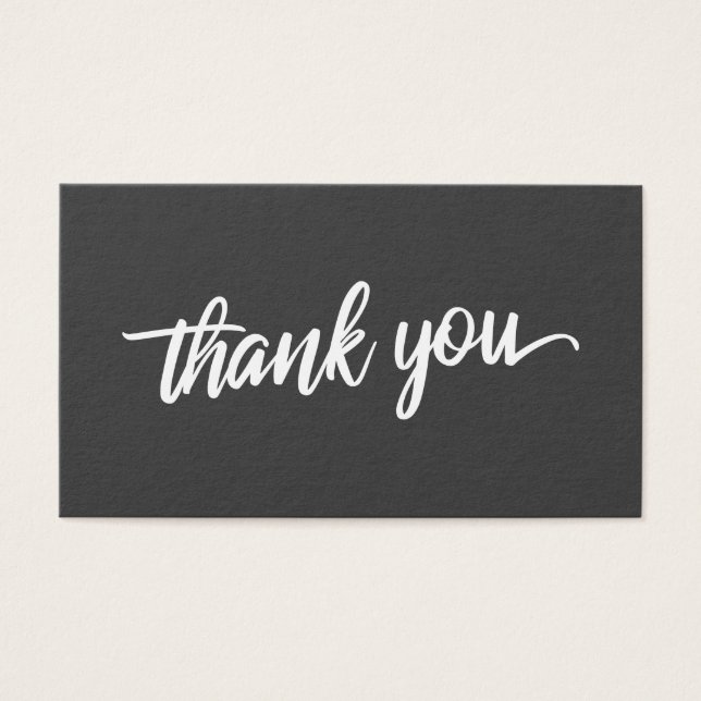 Escrita Elegante Obrigado A Cinza Nata A Favor Da  (Frente)