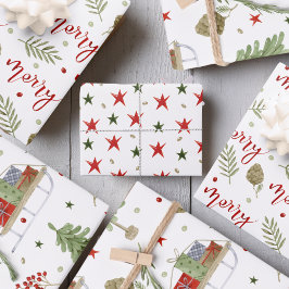 Escrita "Feliz", Cenas de Cozy Sleigh, Estrelas