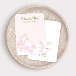 Escrita Floral Cor-de-Rosa Bonita Enxertando Joias