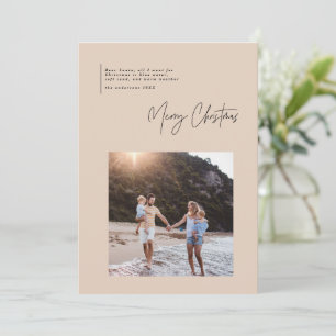 Escrita fotográfica de Natal mínima moderna e enso