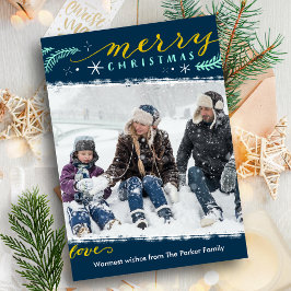 Escrito Dourado Verde Moderno Simples Magnético de