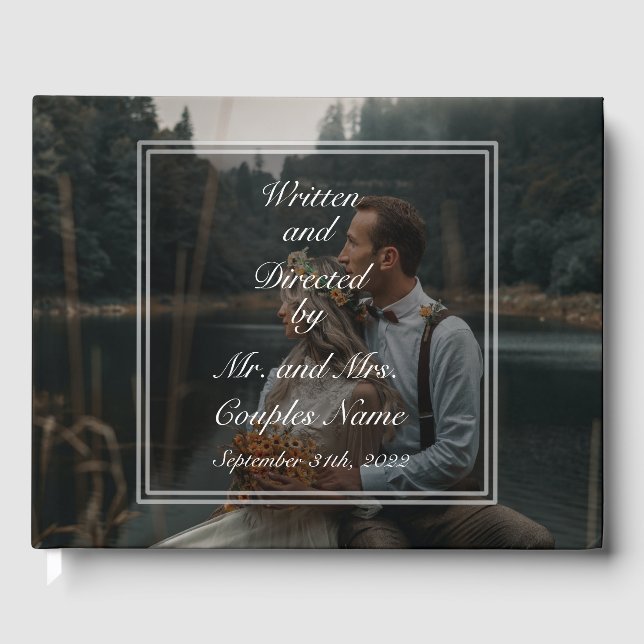 Escrito e dirigido pelo livro convidado de Wedding (Frente)