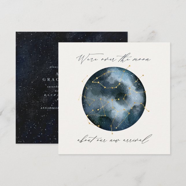 Escrito moderno: estrela da Lua da Lua da Lua (Frente/Verso)