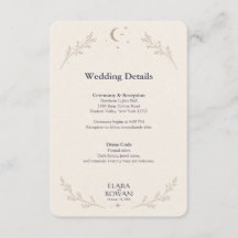 Escrito nas Estrelas Convite de Casamento Celestia