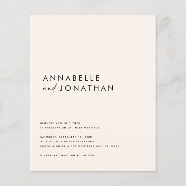 Escrito preto branco moderno mínimo moderno contem (Frente)