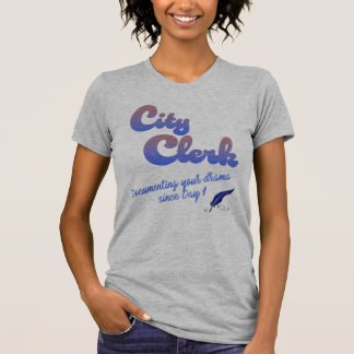 Escritor da cidade de T-Shirt