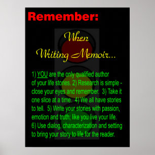 Escritor da memória - poster - motivação
