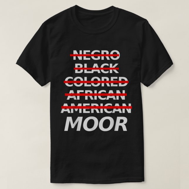 Escritório da Camiseta Moor Roupa americana amora (Frente do Design)
