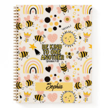 Escritura Cristã Be Kind Abelhas Fofo Caprichoso