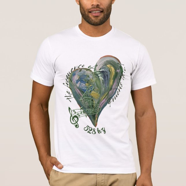 Escritura de amor de 528 hz T-Shirt (Frente)