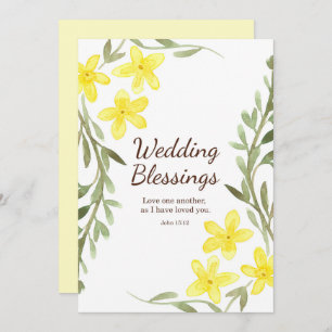 Escritura de Convite para Casamento John 15 12 Chr