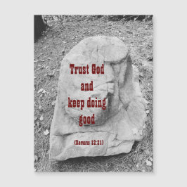 Escritura de encorajamento de cartão de saudação m