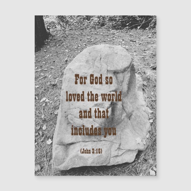 Escritura de encorajamento de cartão de saudação m (Frente)