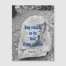 Escritura de encorajamento de cartão de saudação m