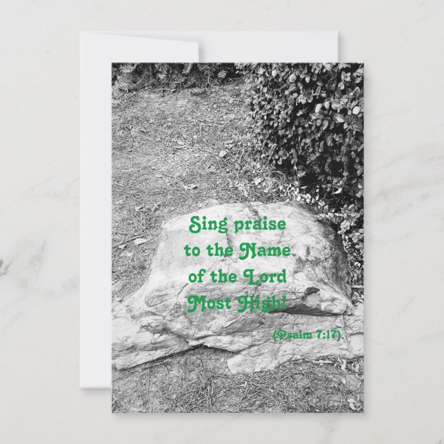 Escritura de um Cartão de Saudação Simples Elogist (Frente)