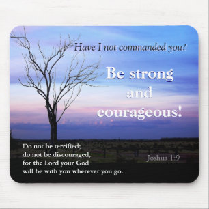 Escritura Mousepad do 1:9 de Joshua