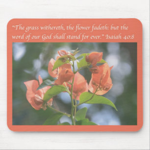 Escritura Mousepad do 40:8 de Isaiah