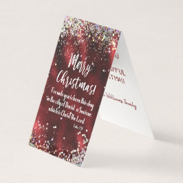 Escritura natalícia KJV Feliz Natal Cristão