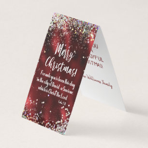 Escritura natalícia KJV Feliz Natal Cristão