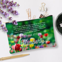 Escritura Personalizada da Bíblia do Jardim da Flo