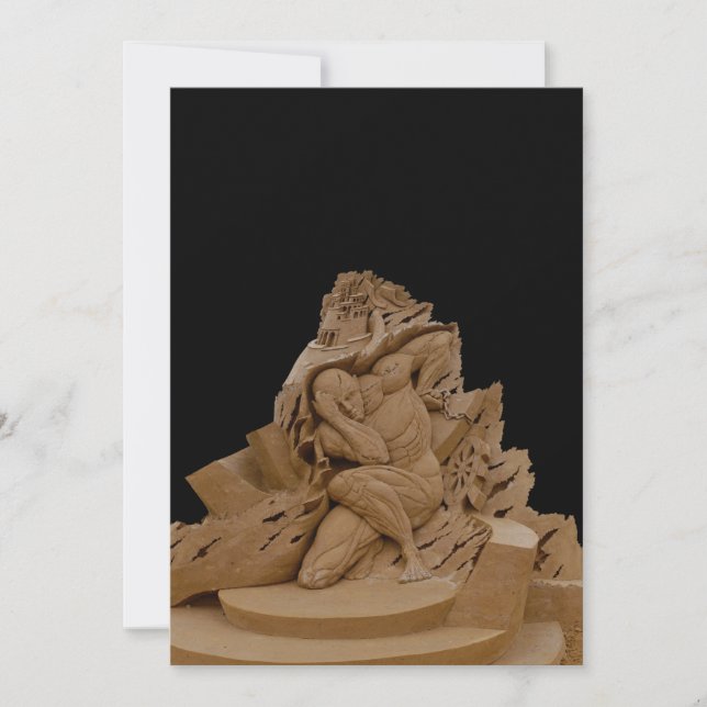 Escultura de areia (Frente)