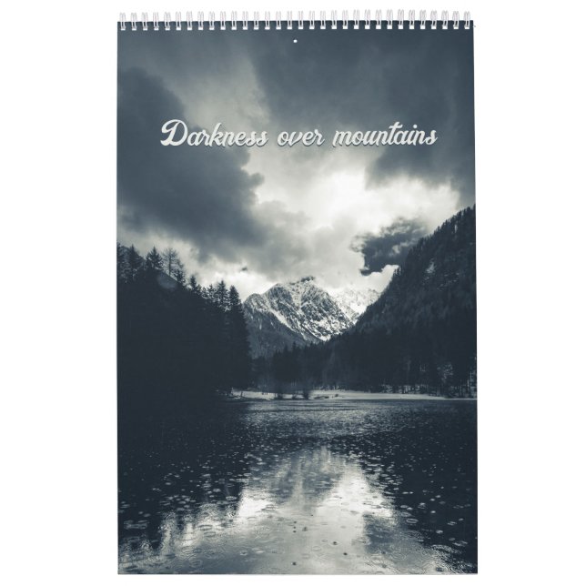 Escuridão sobre montanhas calendário de 2023 (Capa)