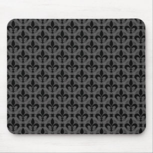 Escuro - flor de lis extravagante Mousepad das