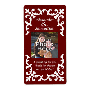 Escuro - presente de casamento ou etiqueta