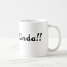 Escuta a caneca do humor de Linda