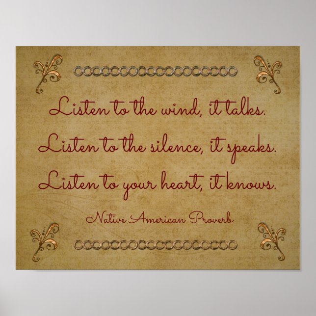 Escute o vento — arte impressão (Frente)