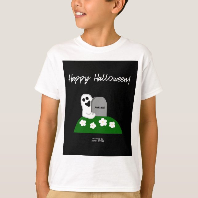 Escute Um Boo Ghost Boo Camisa White Basic (Frente)