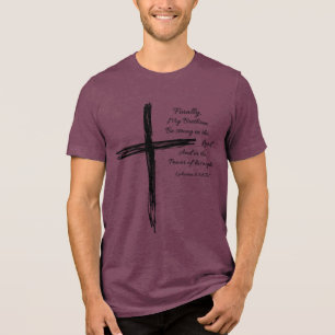 Esfesianos 6:10 Camisa - Seja forte na Bíblia do S