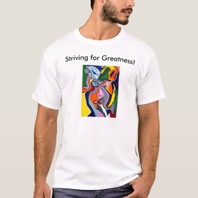 Esforço para o t-shirt da grandeza (Frente)