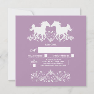 Esfregões florais de seda moderna dos cavalos